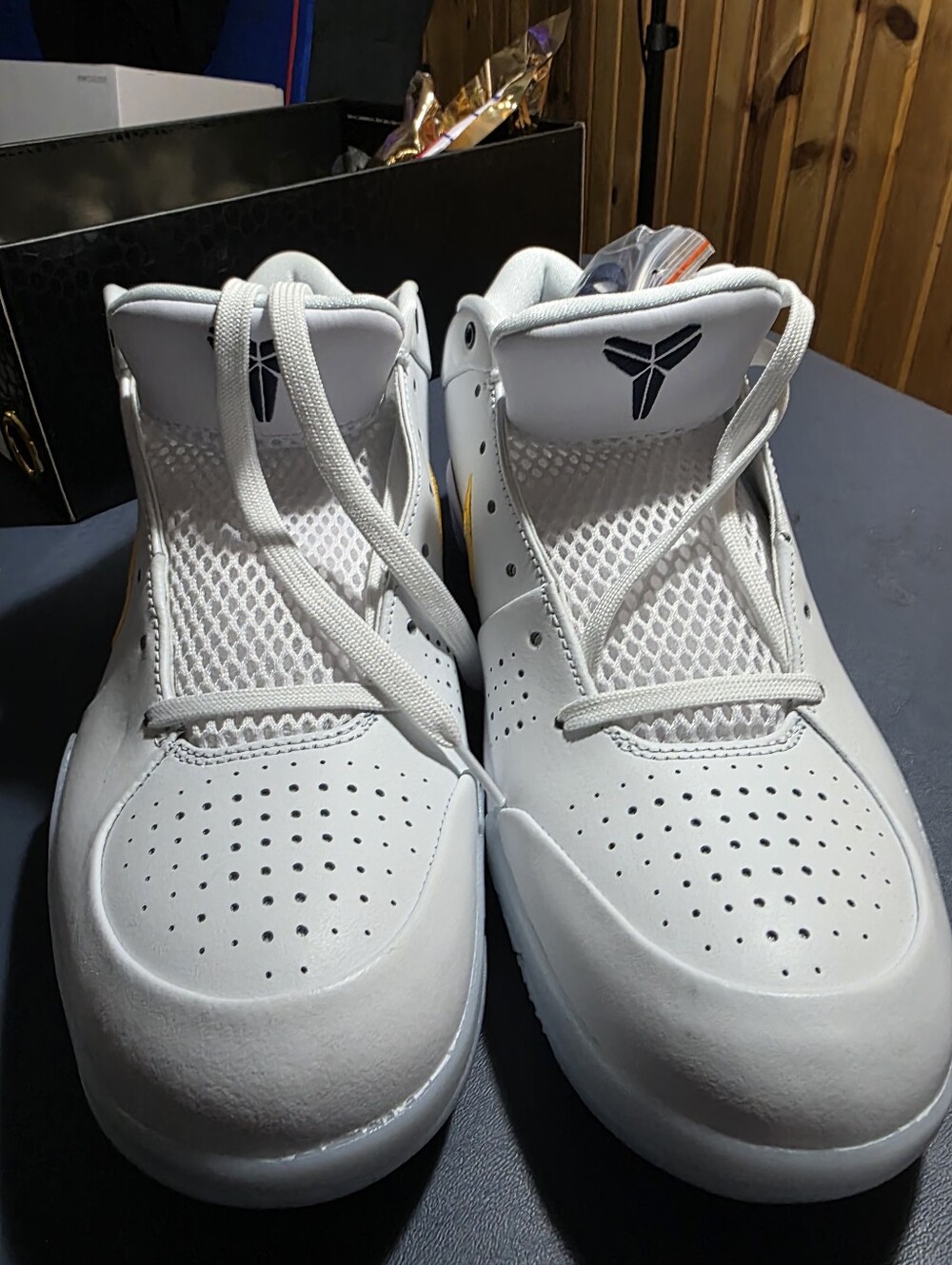 Nike Kobe "Draft Pack" Pacers 2026 Men's White Athletic Shoes Size 9.5